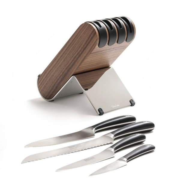 Signature Q Knivblocks 5-dels set Valnöt