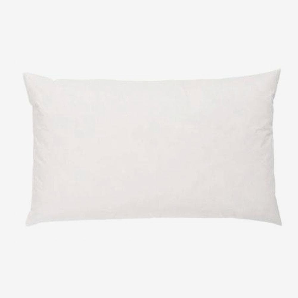 pudefyld med andedun nr 1062 - 40x65 cm - hvid