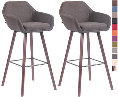 CLP 2-Pack Barstol Adelaide Stof
