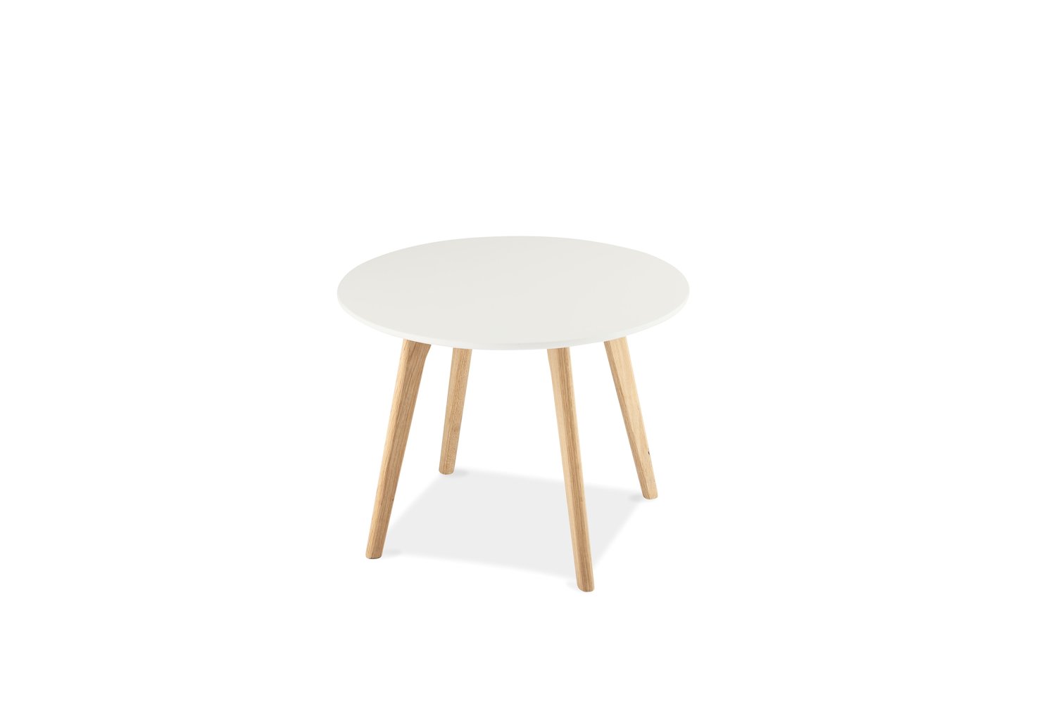Furnhouse Life Sofabord, Hvid Top, Sort Træben, 60x60x45 cm Furnhouse Life Sofabord, Hvid Top, Sort Træben, 60x60x45 cm