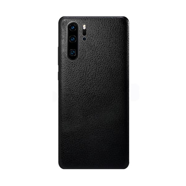 Huawei P30 Skinn Läder Vinyl Skin Wrap Dekal Skyddsfilm