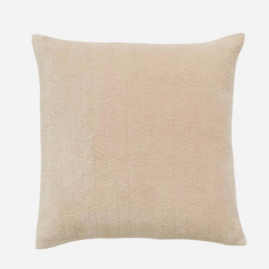 pudebetræk, fine lines, rose, velvet