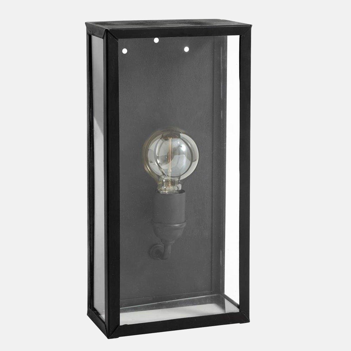 Wall lantern, black, outdoor
