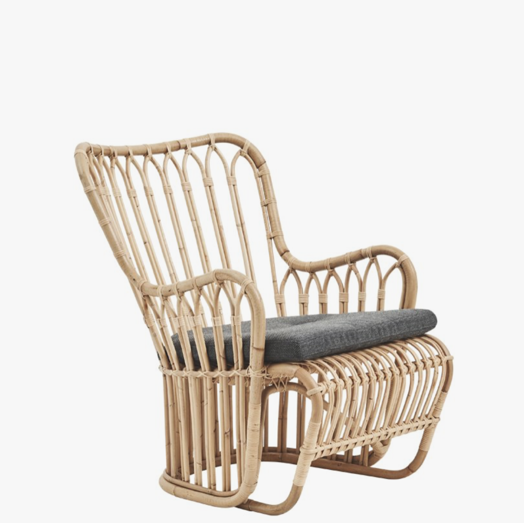 Tulip Loungestol | Rattan Natur Tulip Loungestol | Rattan Natur