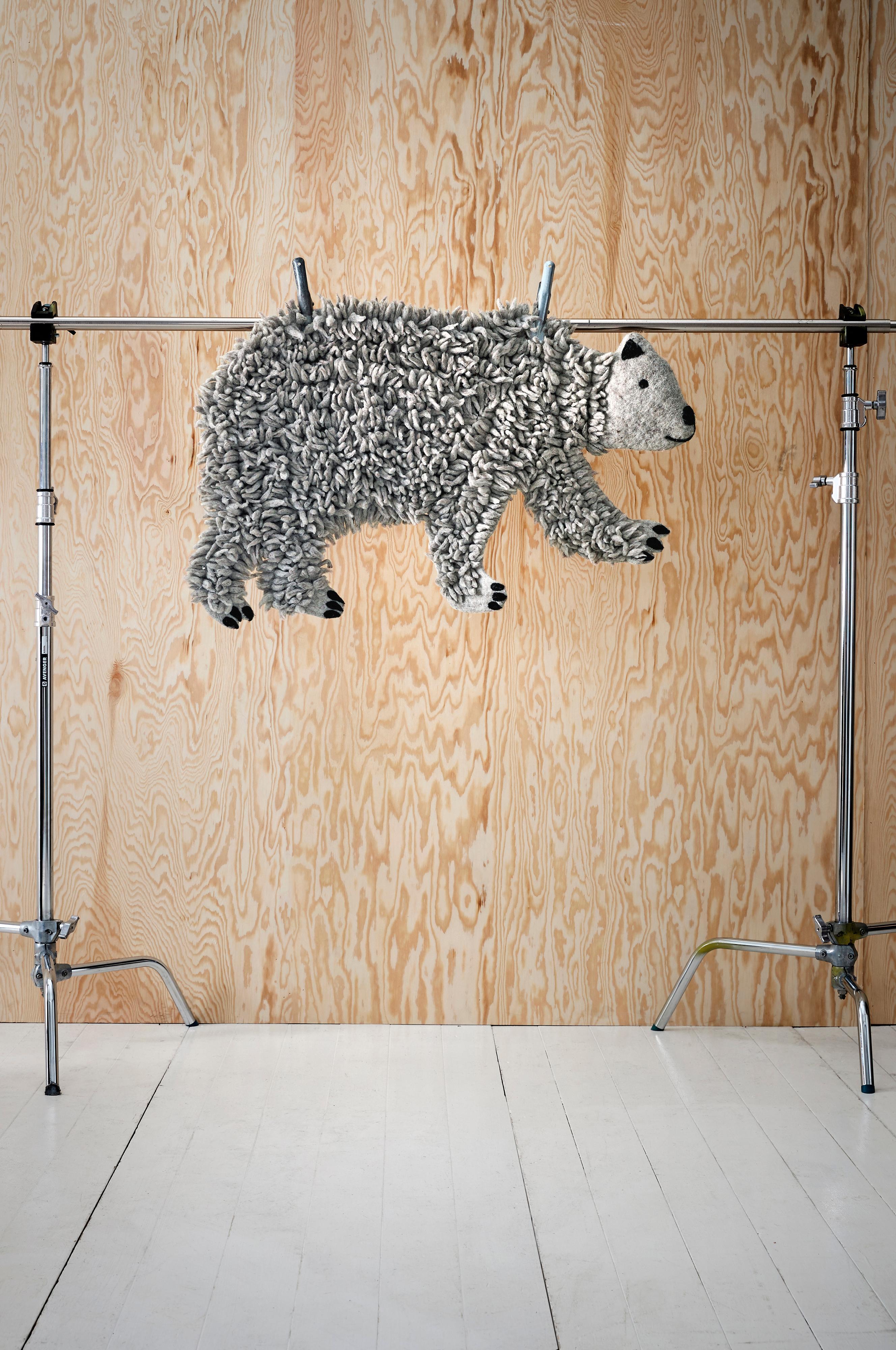 COSY BEAR ullteppe 60x105 cm
