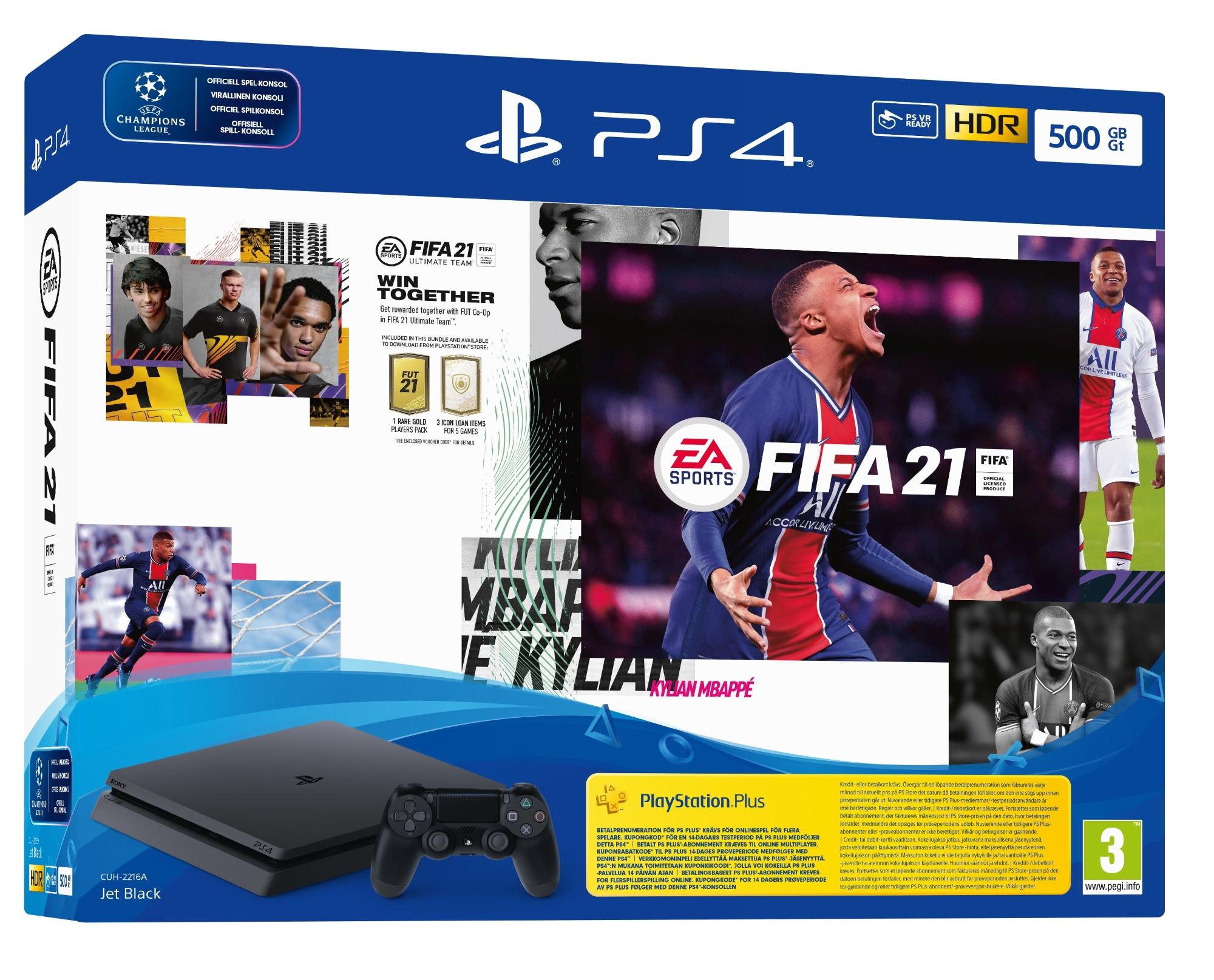 Playstation 4 500GB + FIFA 21