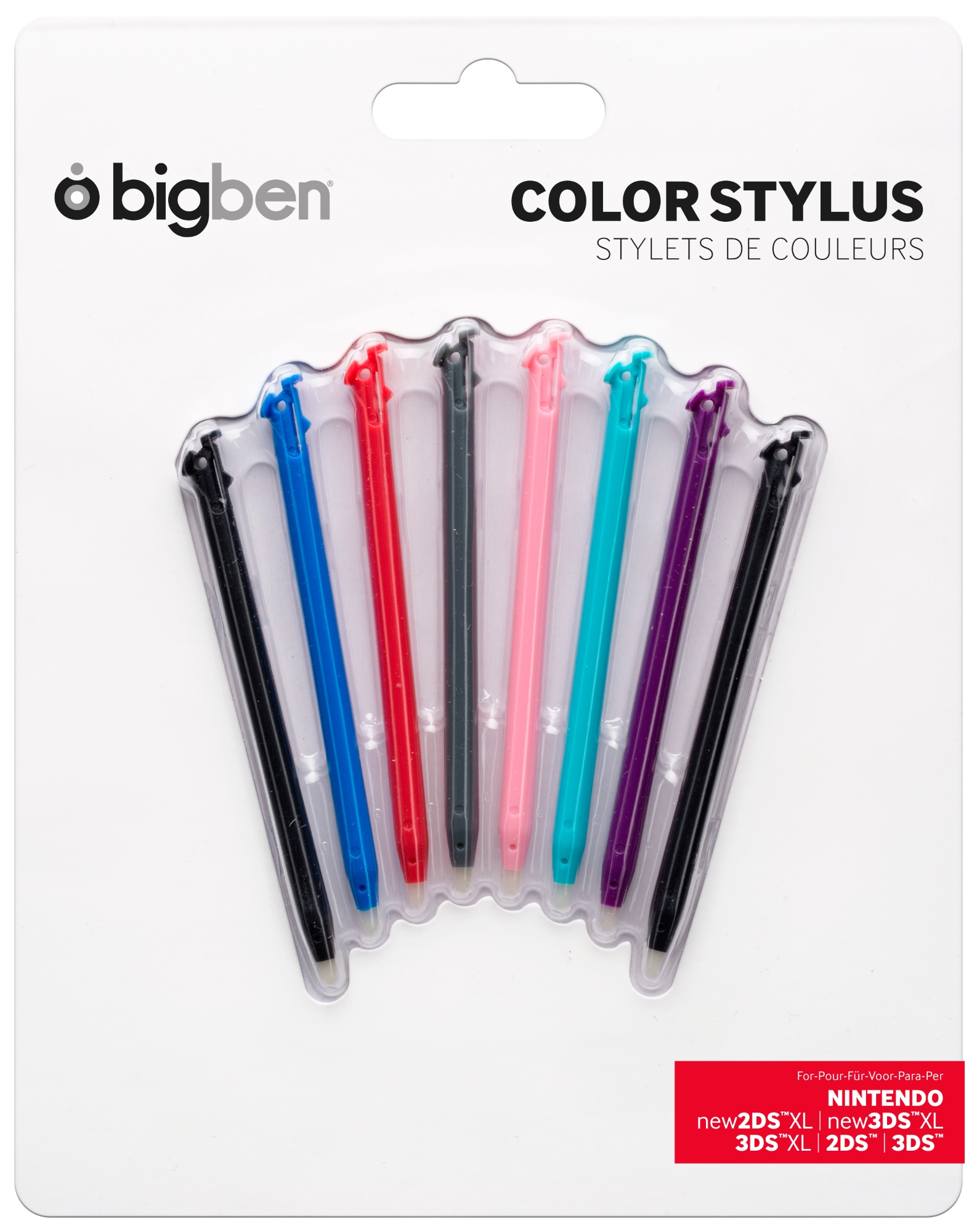 Big Ben 3DS Pack of 8 Stylus For 3DS XL New Spill