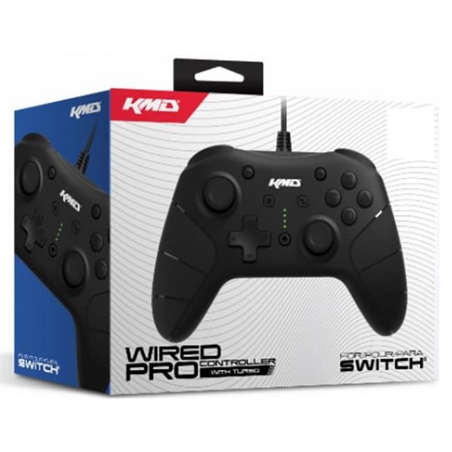 KMD Switch Pro Wired Controller Black