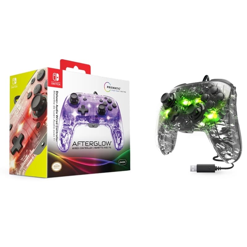 PDP Switch Afterglow Deluxe+ Audio Wired Controller