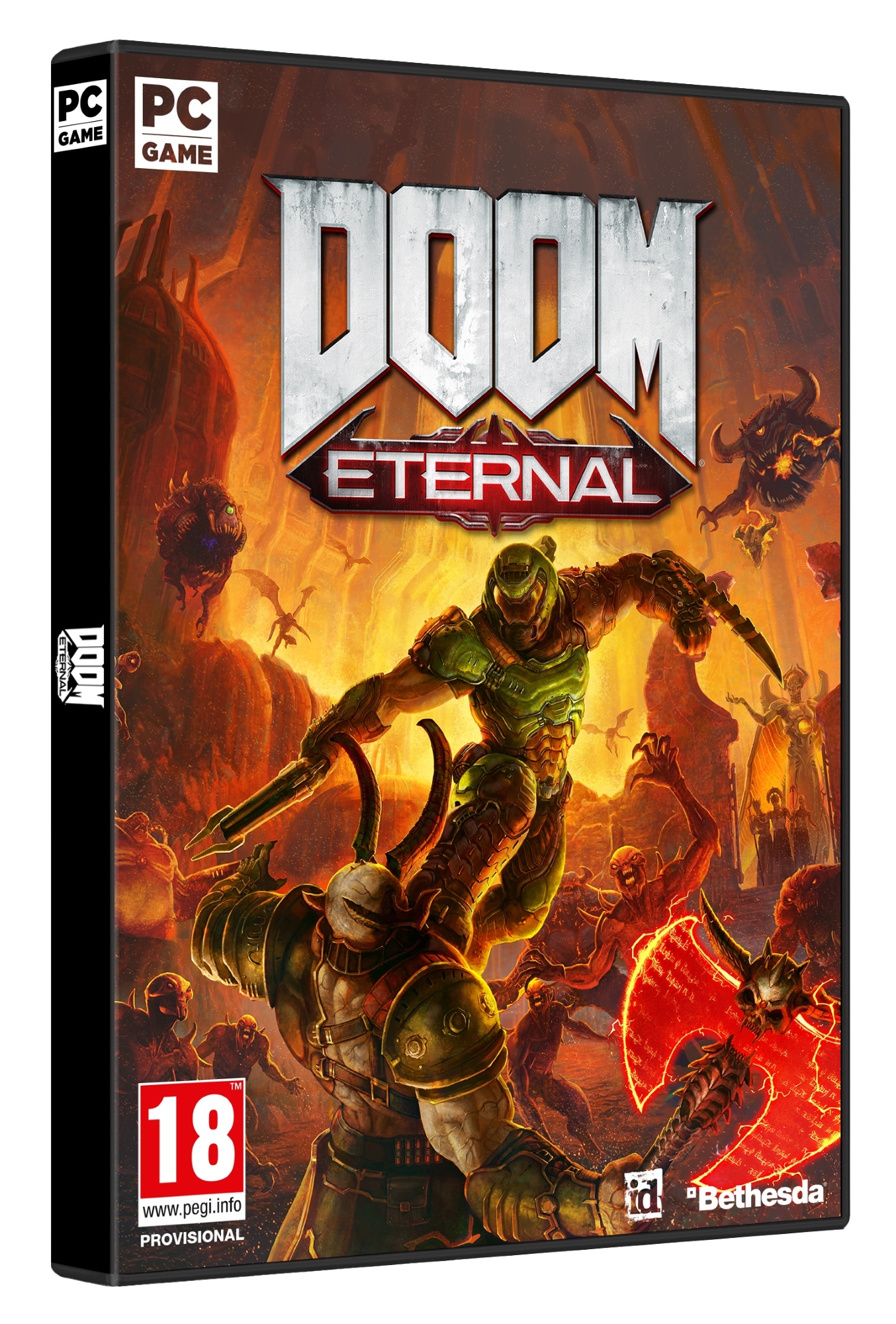 Doom eternal черный экран после заставки