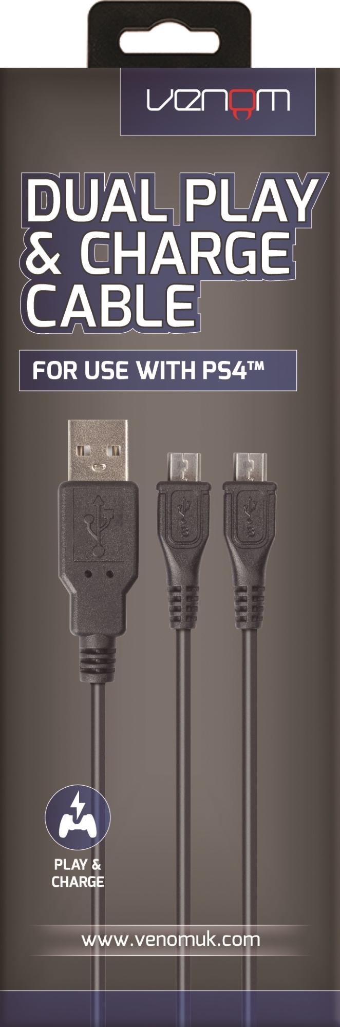 Venom Ps4 Dual Charge Play Cable Cdon
