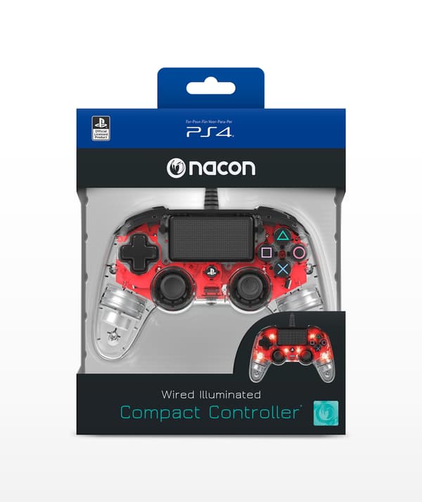 Nacon Compact Controller LED Red