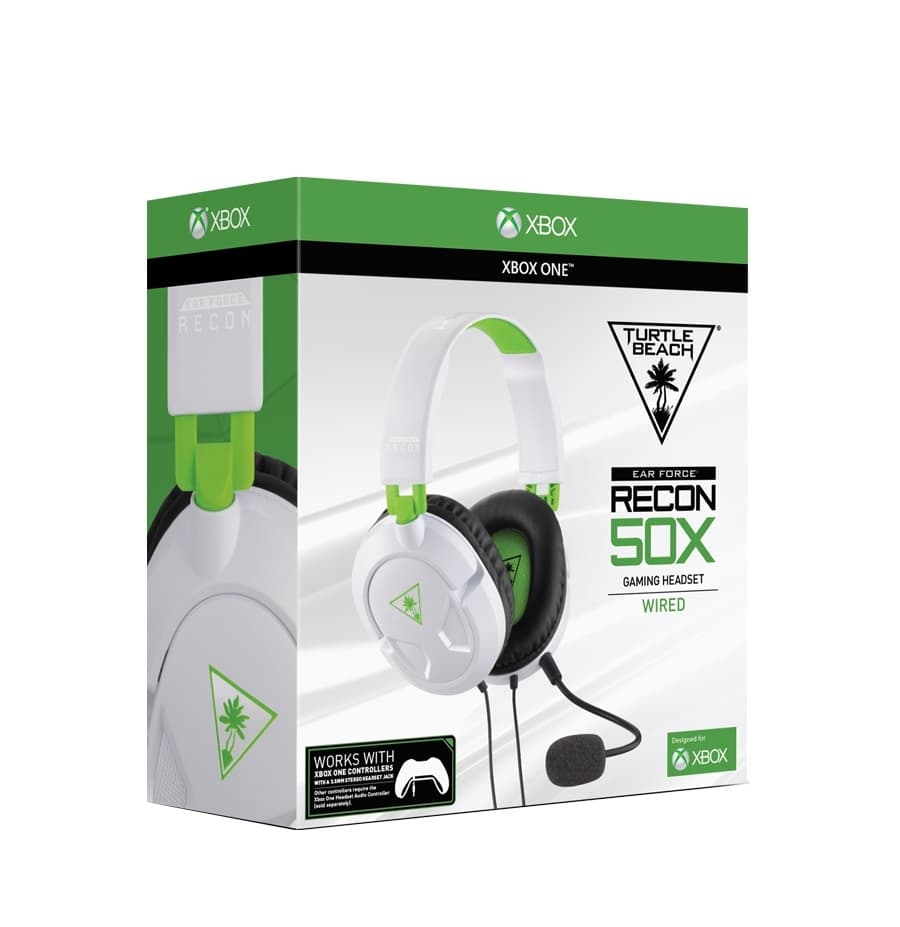 Turtle Beach Recon 50x Gaming Headset Xbox One, PS4, PC & Mobile (Multiformat) - White