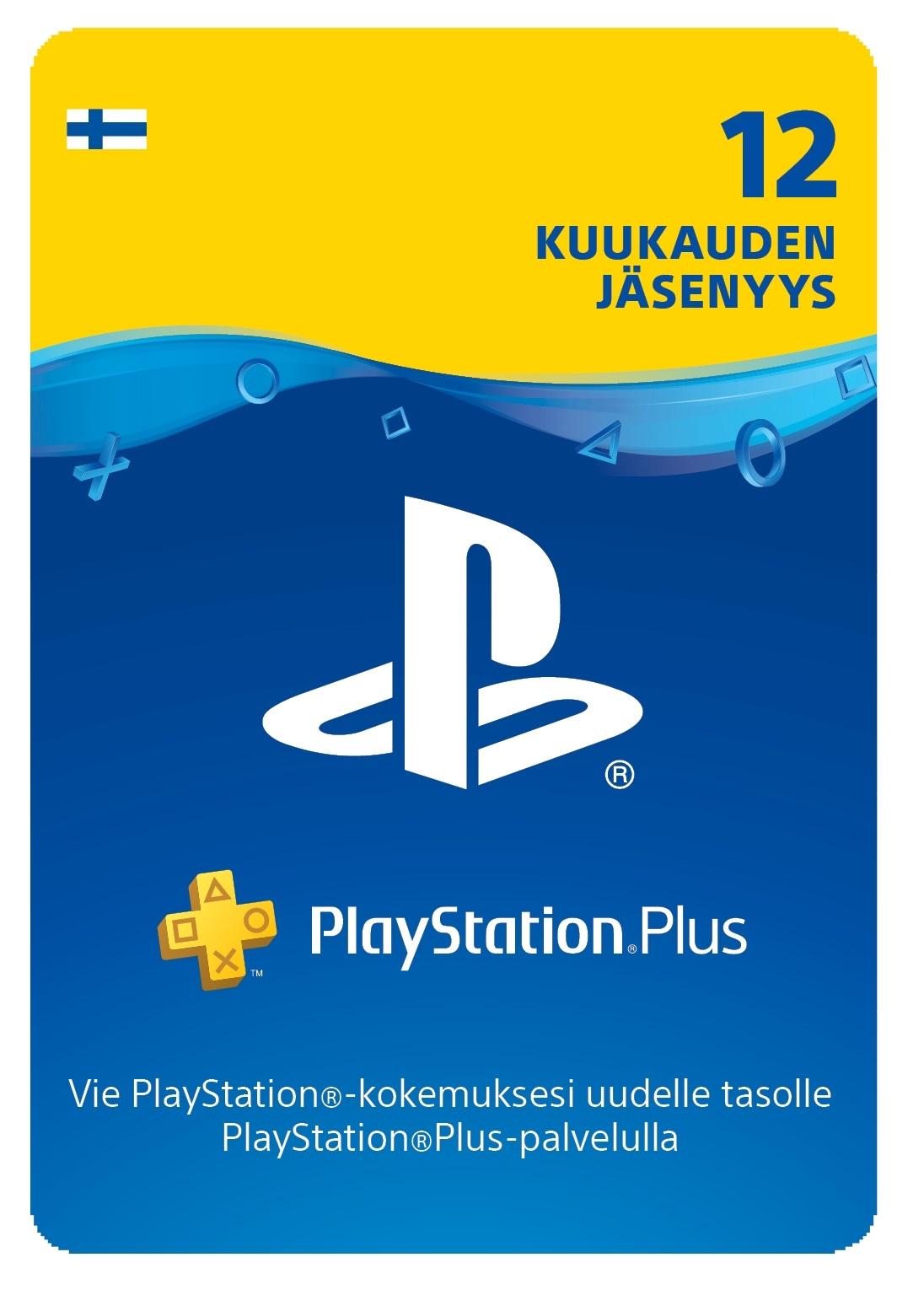 PlayStation Plus: 12 Kuukauden Jäsenyys 25 %:n alennuksella (Finland)