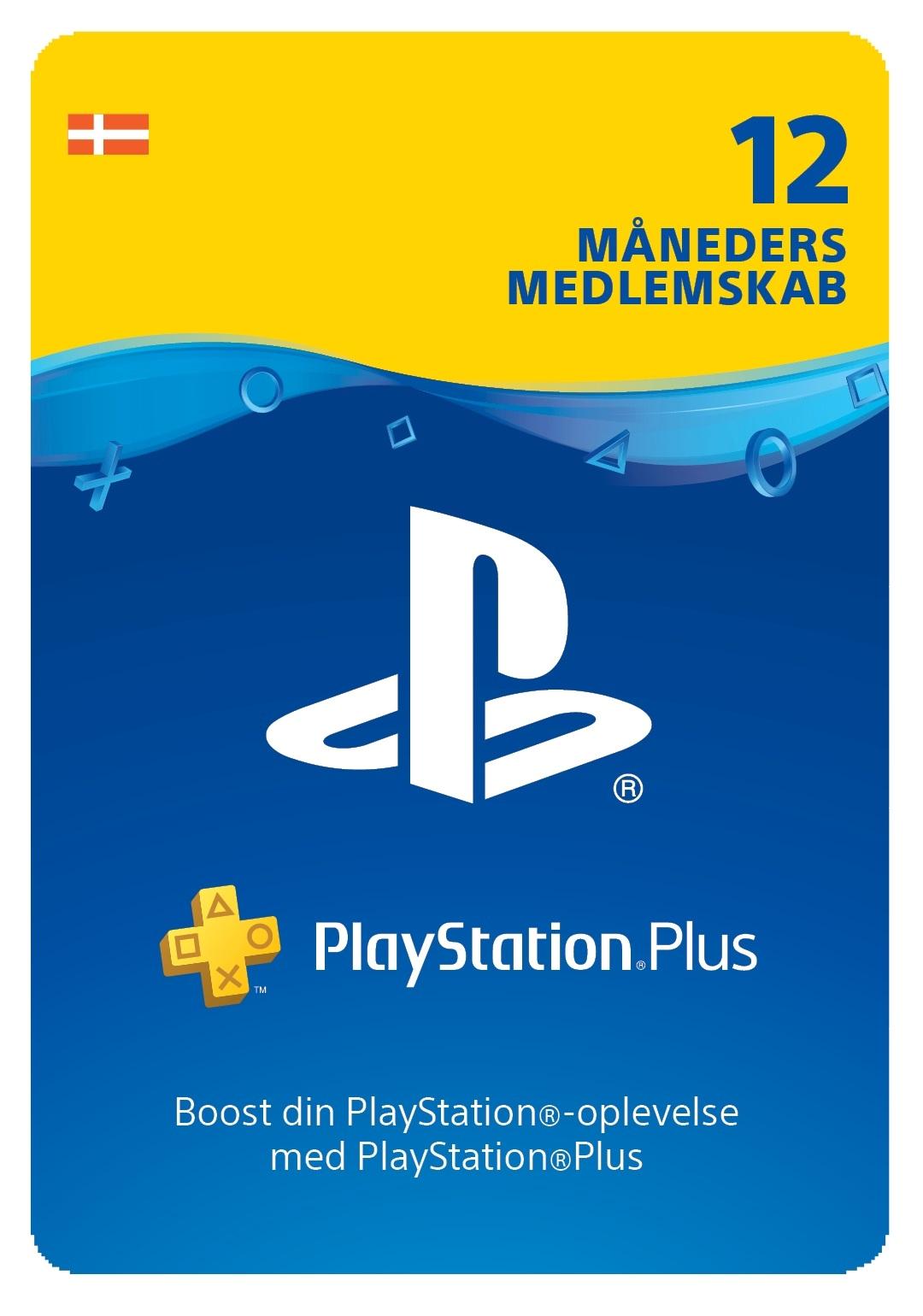 PlayStation Plus: 12 Måneders Medlemskab - 25 % rabat (Denmark)