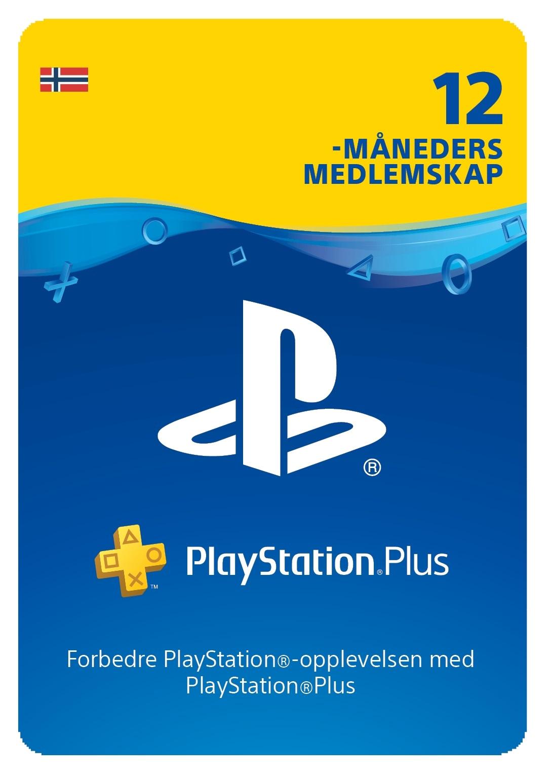 PlayStation® Plus: 1 års abonnement - 25 % rabatt (Norway)