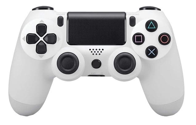 Bluetooth trådlös handkontroll till PS4, Vit