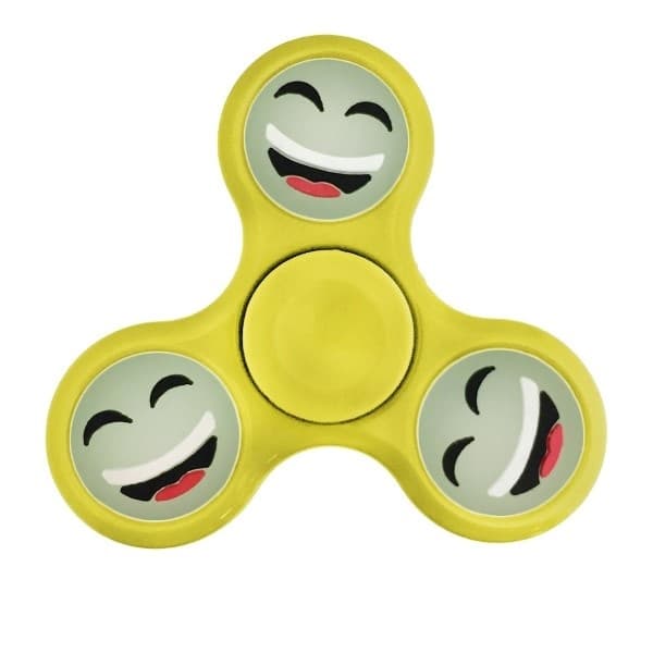 Fidget Hand Spinner, Självlysande Smiley