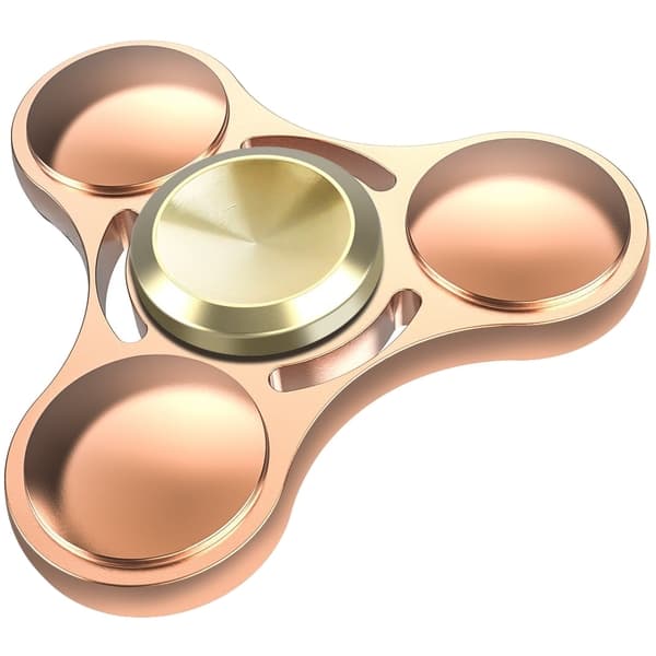 Fidget Spinner i metall, Roséguld
