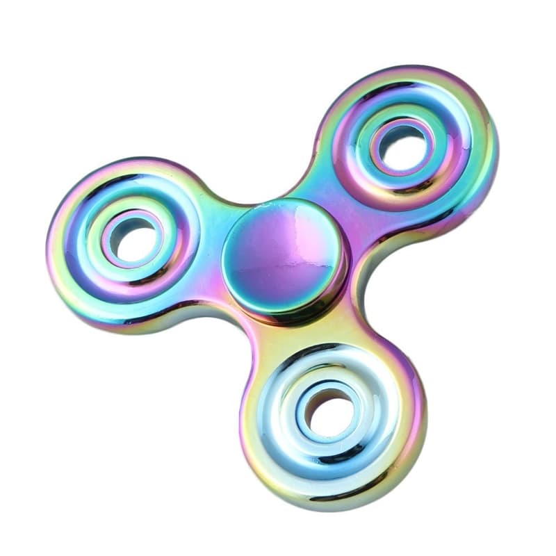 Fidget Spinner i metall, The spinner, Regnbåge