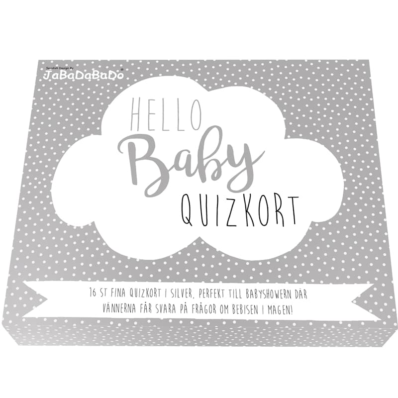 Jabadabado Quizkort hello baby