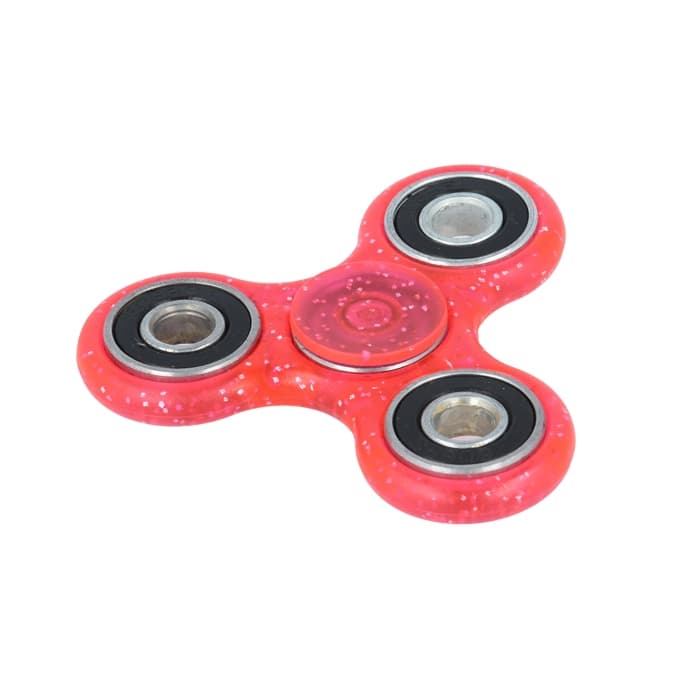 Fidget Spinner, Glitter, Rosa
