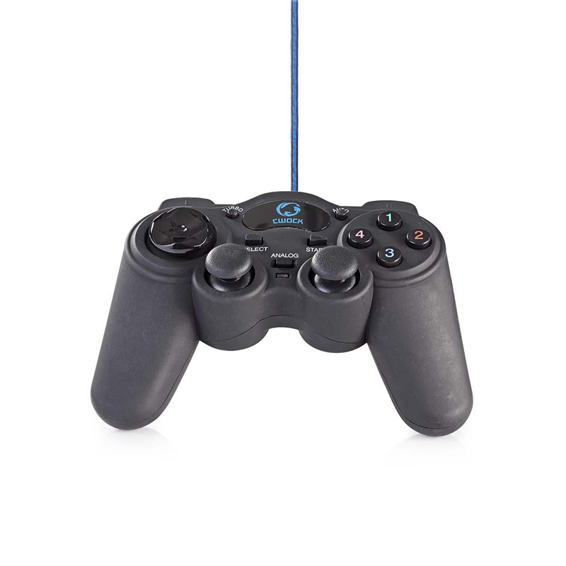 Handkontroll | Kraftvibration | USB driven | Fungerar med Spilljoystick | Tvungen vibrasjon | Strømtilførsel via USB