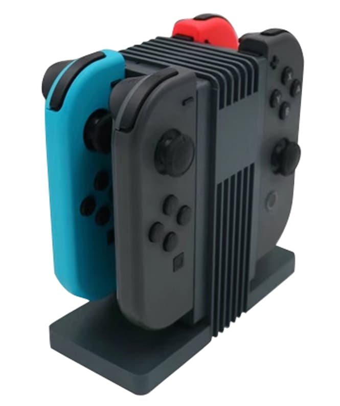 Dockningsstation/Bordsladdare för 4x Nintendo Switch Joy-Con Handkontroller