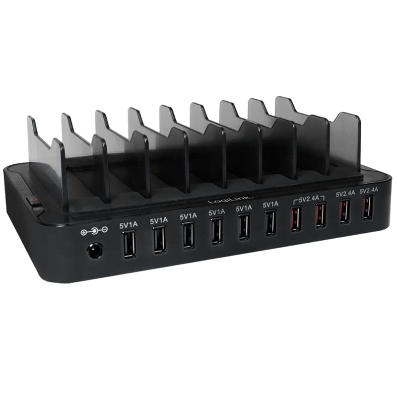 LogiLink Charging Station 10x USB 13,2A