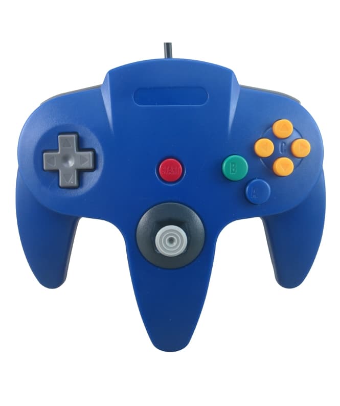 Handkontroll till Nintendo 64 (Blå)