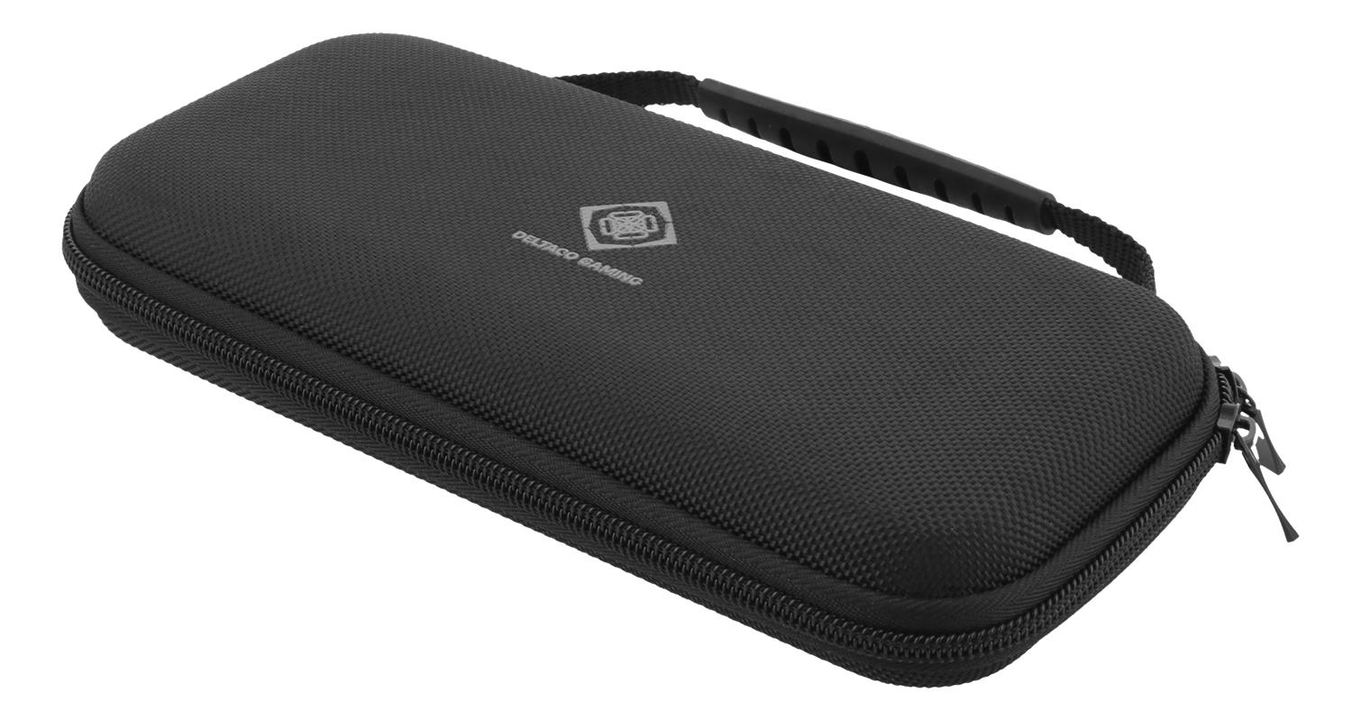 DELTACO GAMING hårt skyddsfodral till Nintendo Switch Lite, 10 fickor för spel