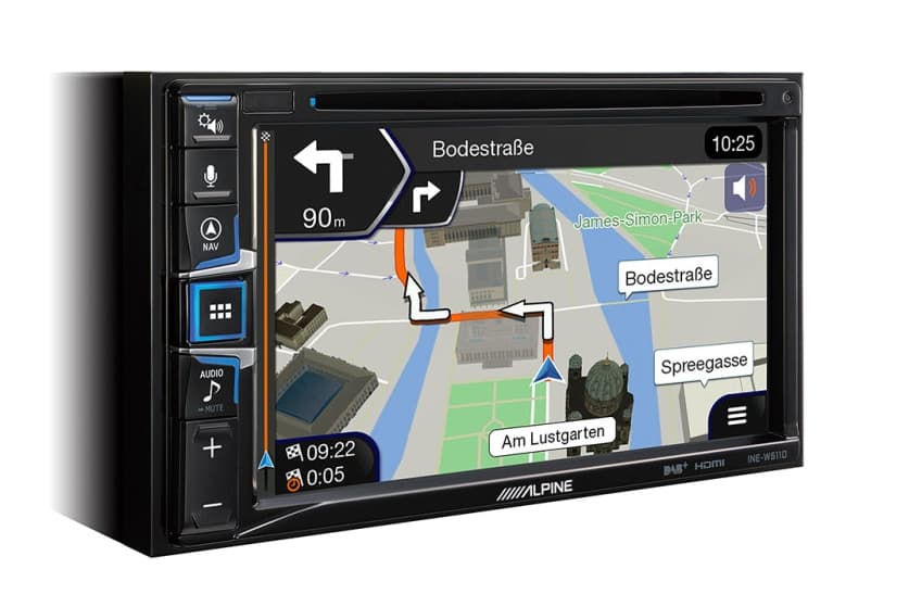 Alpine Multimedia - Alpine Naigation System with DVD player Truck map