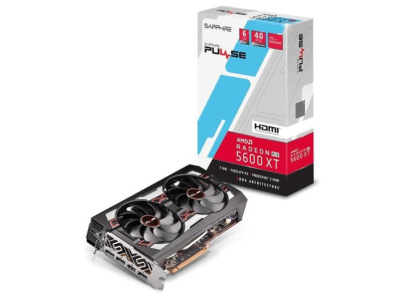 Sapphire Radeon RX 5600 XT Pulse HDMI 3xDP 6GB