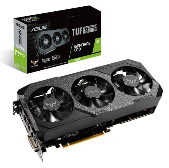 Asus GeForce GTX 1660 TUF Gaming X3 Advanced HDMI DP 6GB