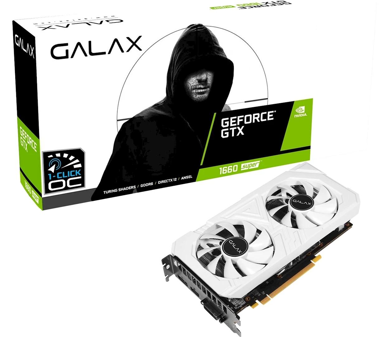 Galax/KFA2 GeForce GTX 1660 Super EX White (1-Click OC) HDMI DP 6GB