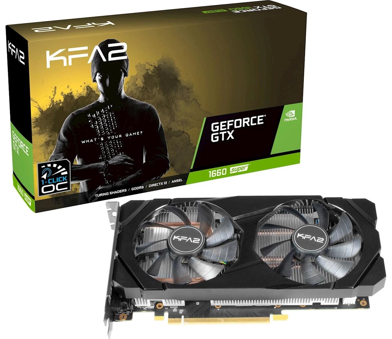 Galax/KFA2 GeForce GTX 1660 Super (1-Click OC) HDMI DP 6GB