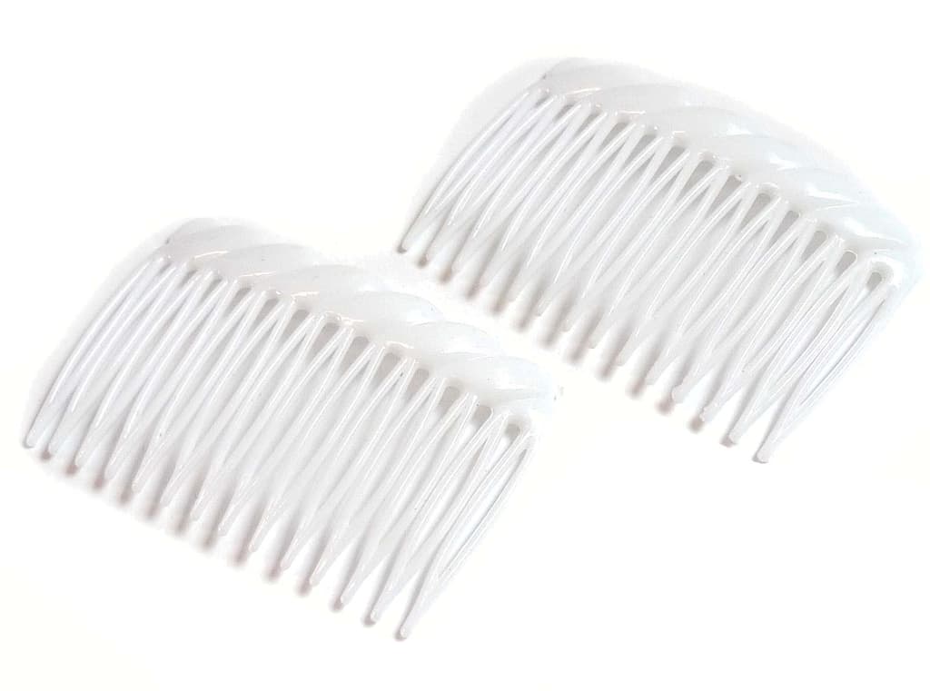 Hårkam vit 2-pack