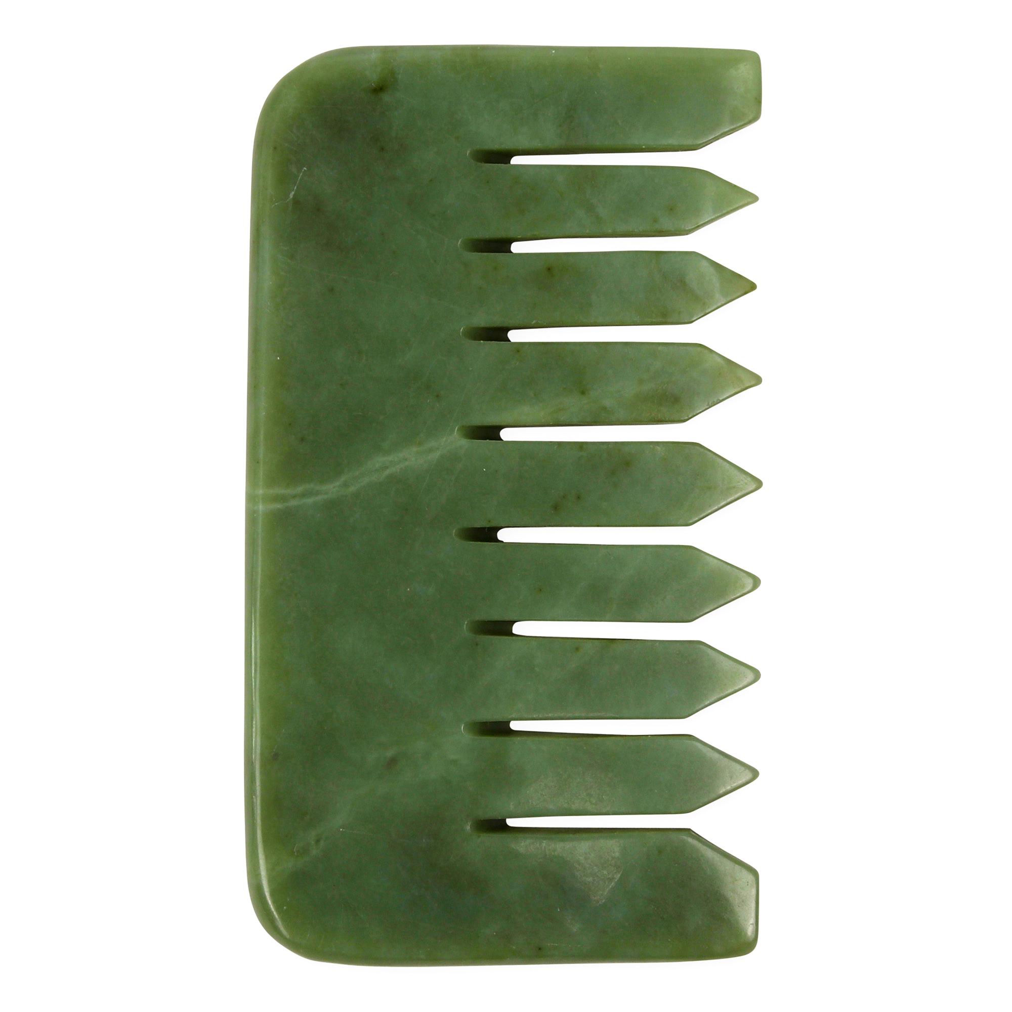 Jade Crystal Comb-Naturkemisk fri krystal i signatur Silkforet kasse