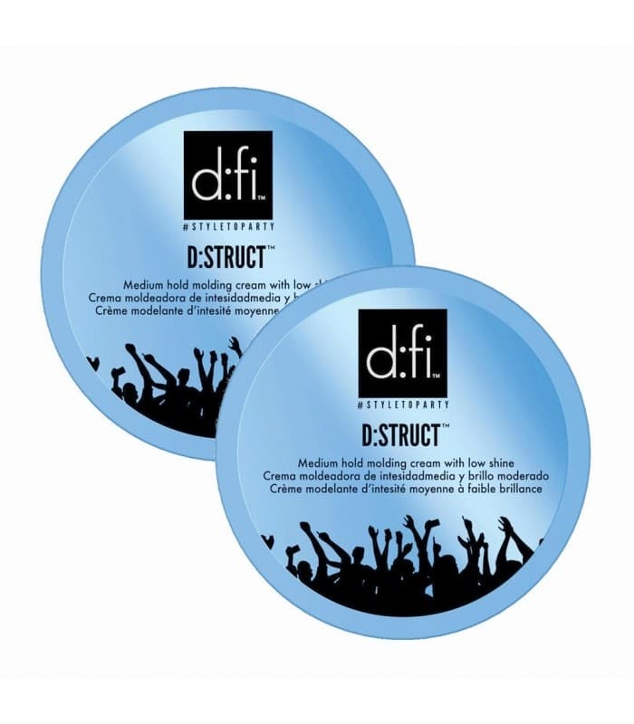 2-pack D:fi D:struct Molding Cream Blå Stor 150g