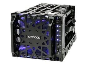 Icy Dock Black Vortex 4 Bay 3.5" SATA HDD, for 3x5,25"
