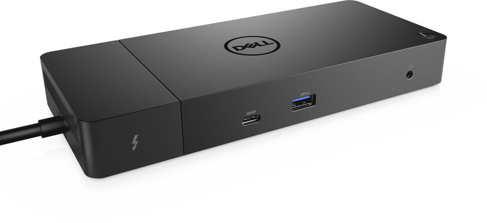 Bild av Dell WD19TB USB-C Docking Station 180W WD19TB, Wired, Thunderbolt 3, 2.0b, USB Type-C, 10,100,1000 Mbit/s, Black