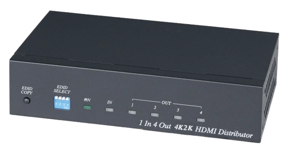 4K 60Hz HDMI 2.0 1 1 input 4 output HDMI Distribution Amplifier