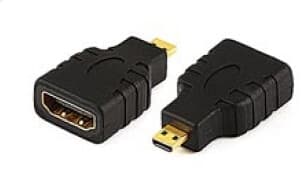 Adapter, HDMI hona till micro-HDMI hane (WD20B-017)