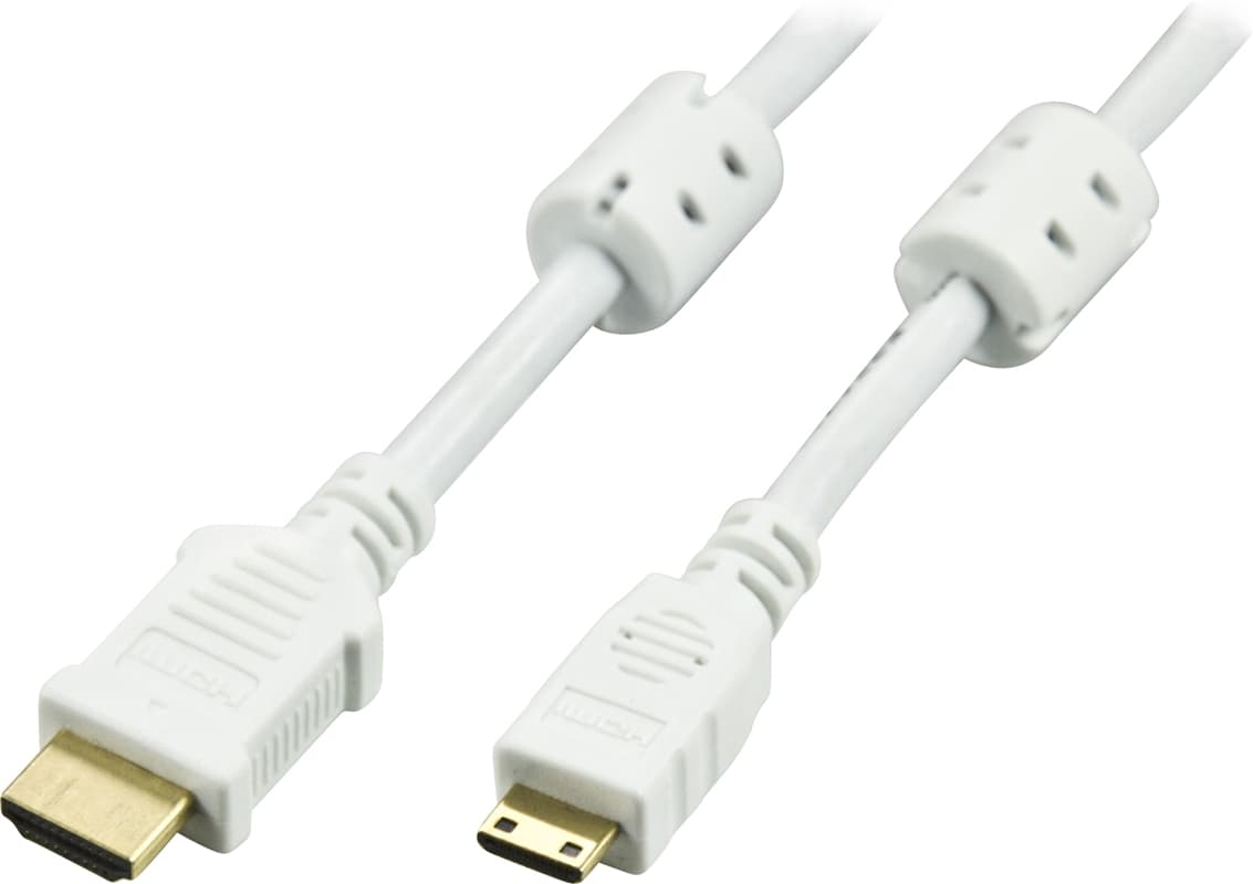 DELTACO HDMI kabel, HDMI High Speed with Ethernet, HDMI Type A han - H