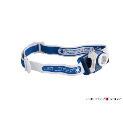 Led Lenser Headlamp SE07R, Blue