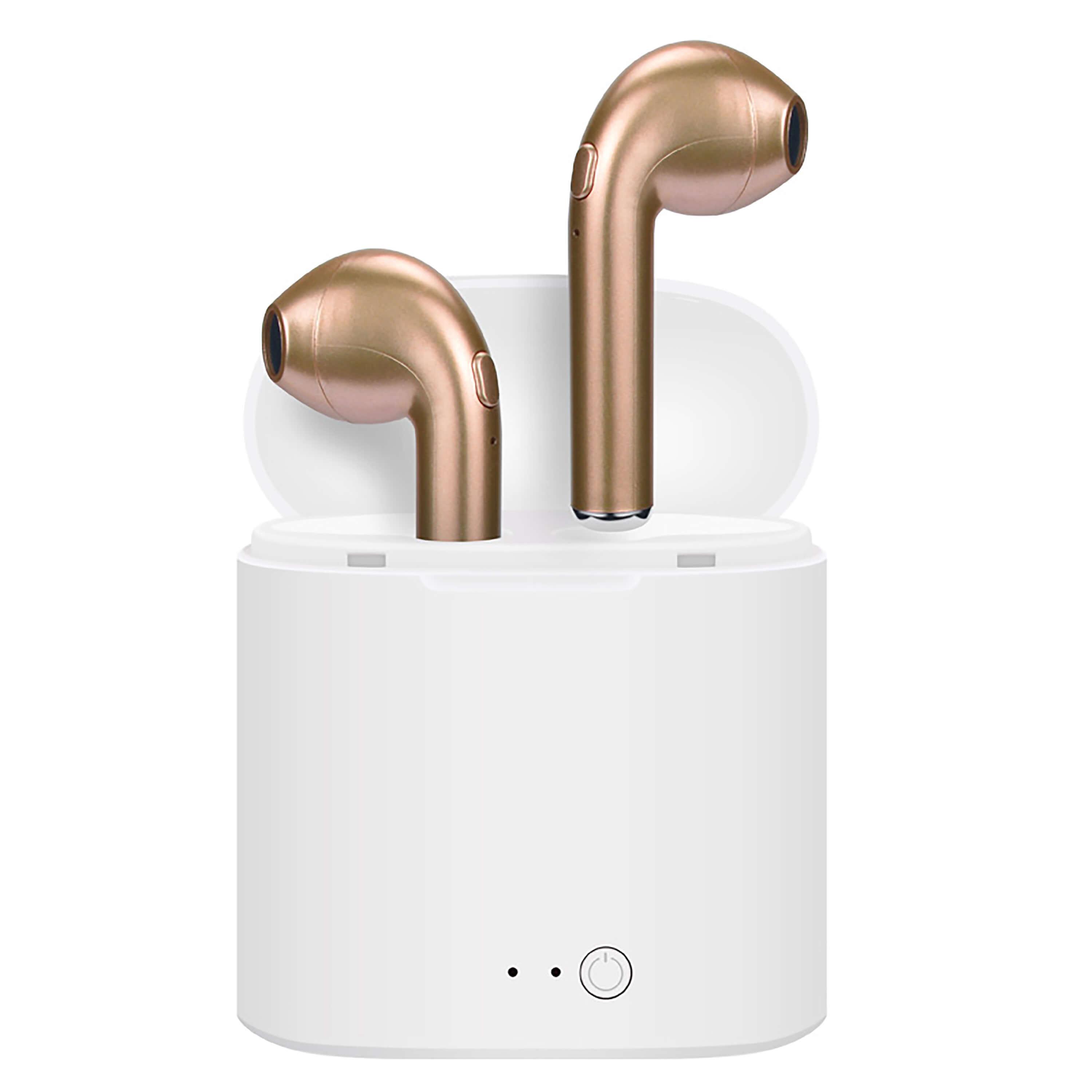 LEDWOOD Hovedtelefon i7S True Wireless In-Ear Guld Mic