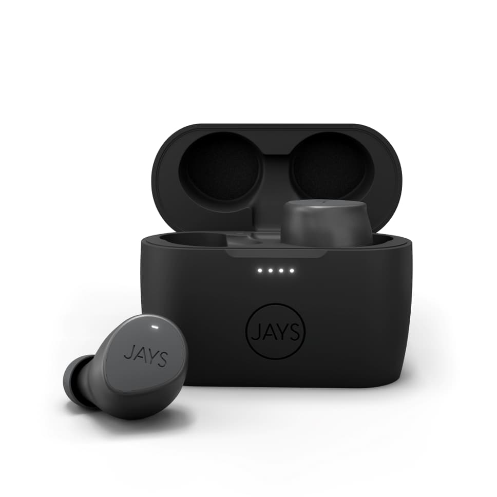 JAYS Hörlur m-Seven TWS True Wireless In-Ear Svart