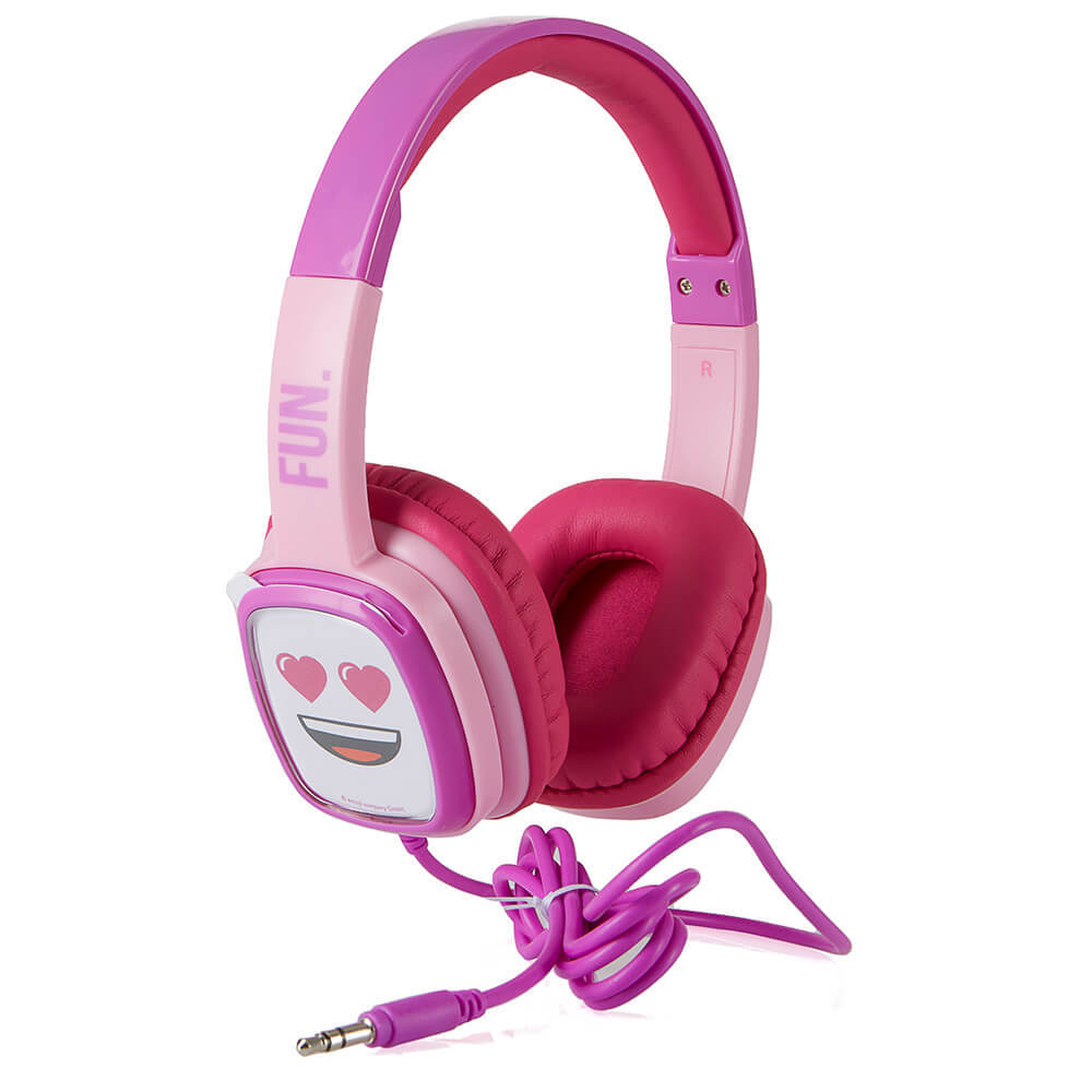 Bild av EMOJI Hörlur FlipNSwitch Junior On-Ear Trådad Rosa 80dB