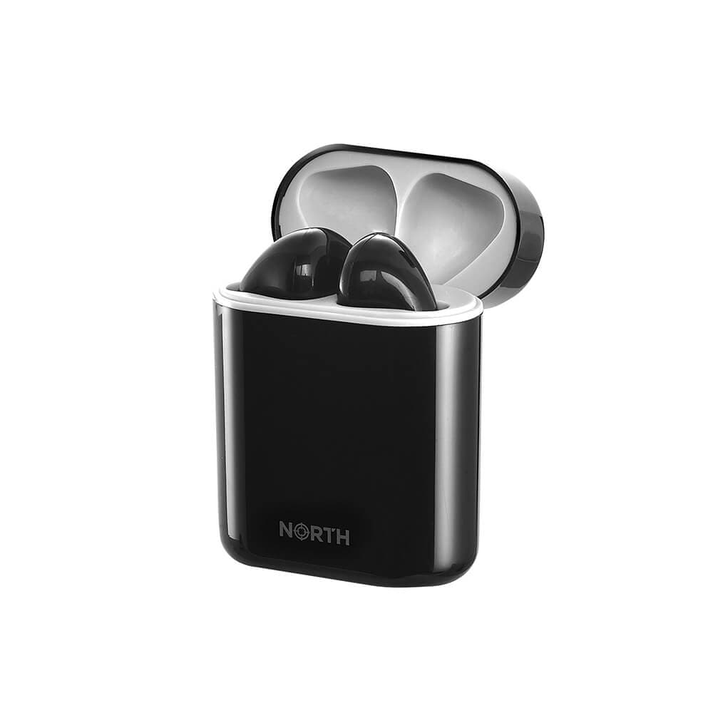 NORTH True Wireless Hörlur TOUCH ONE Svart TWS