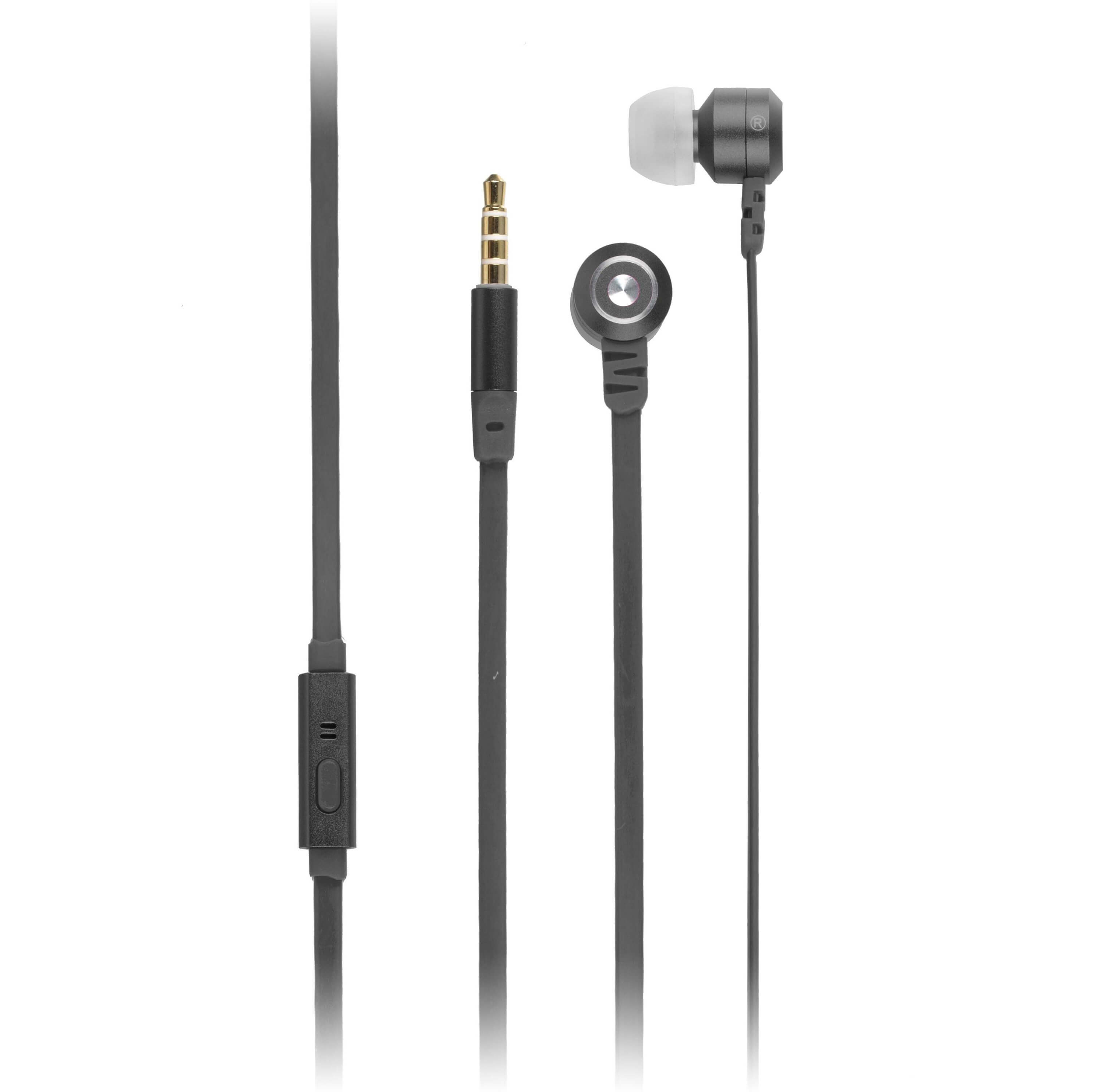 KITSOUND FRESH Hovedtelefon In-Ear Ribbon Grå Mic
